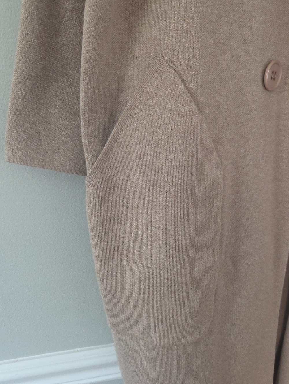 Long Cashmere Blend Cardigan (L) - Picture 5 of 6